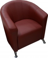 Кресло из искусственной кожи "Подкова" картинка