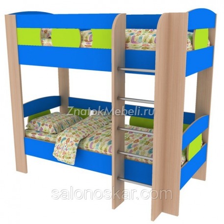 Кровать детская двухъярусная "Маугли" с фото и ценой - Фотография 1