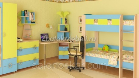Кровать детская двухъярусная "Маугли" с фото и ценой - Фотография 2