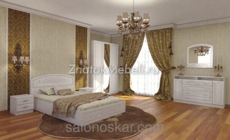 Спальный гарнитур "Венеция жемчуг" с фото и ценой - Фотография 1