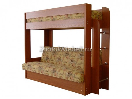 Двухъярусная кровать с диваном с фото и ценой - Фотография 2