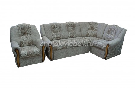 Угловой диван с креслом "Рустам" с фото и ценой - Фотография 1