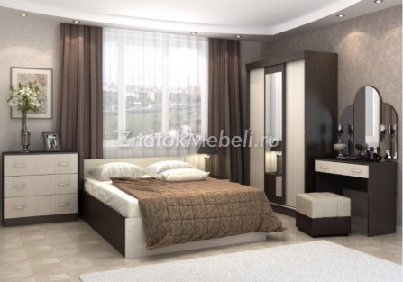 Модульная спальня «Бася», композиция 2 (DOSP-SRSK-0065) с фото и ценой - Фотография 1