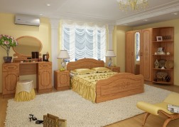 Модульная спальня «Фиеста», композиция 4 (DOSP-SRSK-0038) купить в каталоге - Иконка 1
