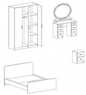 Модульная спальня «Фиеста», композиция 4 (DOSP-SRSK-0038) купить в каталоге - Иконка 2