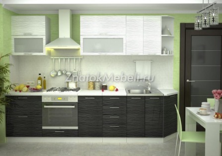 Модульная кухня «Валерия M» страйп 2.6 м. (DOKU-SRSK-0057) с фото и ценой - Фотография 1
