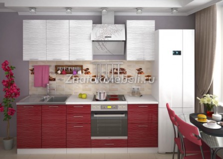 Модульная кухня «Валерия M» страйп 2 м. (DOKU-SRSK-0056) с фото и ценой - Фотография 1
