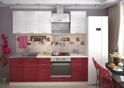 Модульная кухня «Валерия M» страйп 2 м. (DOKU-SRSK-0056) купить в каталоге - Иконка 1