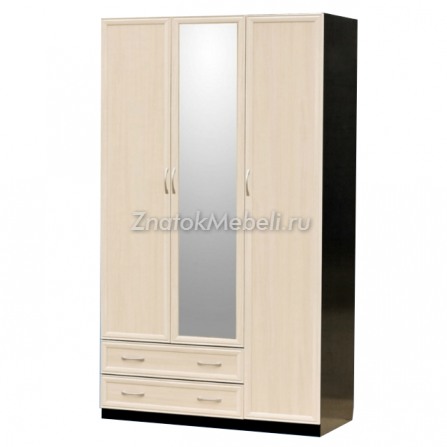 Шкаф 3-дверный с малым зеркалом с фото и ценой - Фотография 1