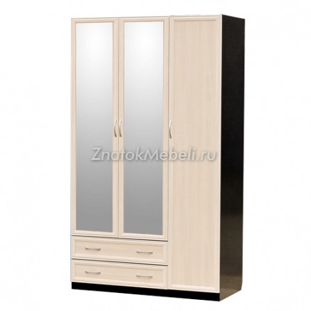 Шкаф 3-дверный с двумя зеркалами с фото и ценой - Фотография 1