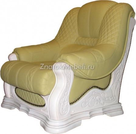 Кресло "Юнна-Орфей" с резьбой с фото и ценой - Фотография 1