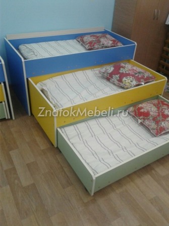 Кровать трехъярусная (выкатная)  с фото и ценой - Фотография 3
