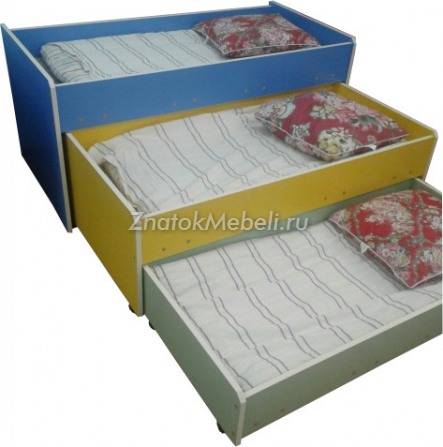 Кровать трехъярусная (выкатная)  с фото и ценой - Фотография 1