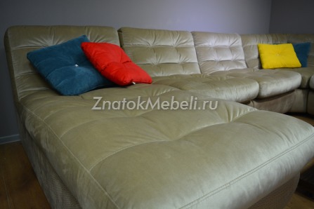 Модульный диван без подлокотников "Онда" золотистый с фото и ценой - Фотография 2