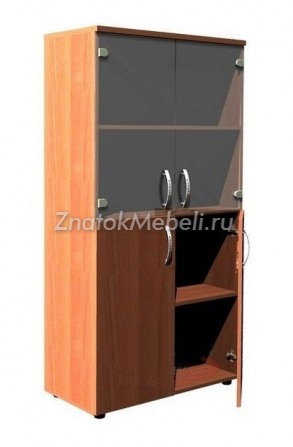 Шкаф 4-ех дверный со стеклом (800*400*1650) с фото и ценой - Фотография 1