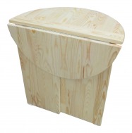 Круглый деревянный стол-трансформер купить в каталоге - Иконка 1