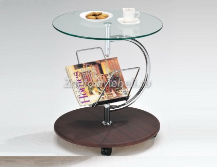 Кофейный столик SR-0296-W на колесиках с фото и ценой - Фотография 1
