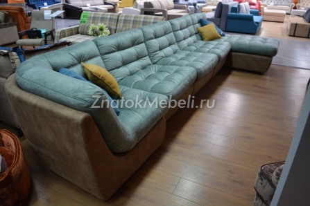 Модульный диван без подлокотников "Онда" бирюзовый с фото и ценой - Фотография 3