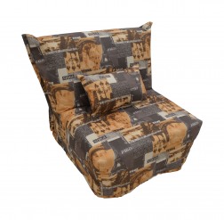 Кресло-кровать "Аккордеон-80" коричневый картинка