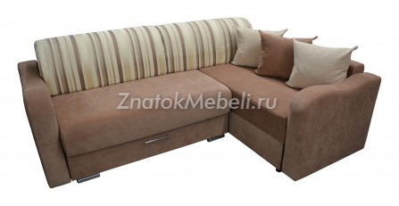 Угловой диван с оттоманкой с фото и ценой - Фотография 1