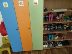 Шкаф для одежды + стеллаж для обуви в детский сад купить в каталоге - Иконка 1