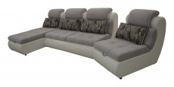 Модульный угловой диван "Модуль" четырехместный раскладной картинка