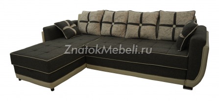 Угловой диван "Даллас" с двусторонними подушками с фото и ценой - Фотография 1