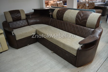 Угловой диван-кровать "Агат-2" экокожа комбинированный с фото и ценой - Фотография 2