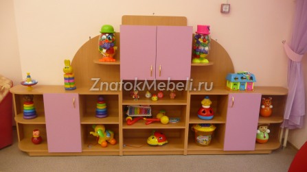 Стенка "Настенька" для детского сада (Б-123) с фото и ценой - Фотография 1
