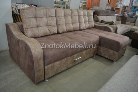 Угловой диван "Афина" с оттоманкой с фото и ценой - Фотография 2