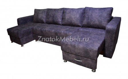 Угловой диван "ПП" с оттоманкой с фото и ценой - Фотография 1