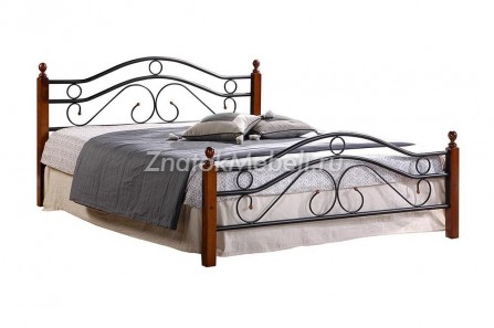 Кровать кованая Ат-803 двуспальная с фото и ценой - Фотография 1