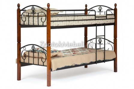 Кровать двухъярусная «Болеро» (Bolero) (металлический каркас) + основание (90см x 200см) с фото и ценой - Фотография 1