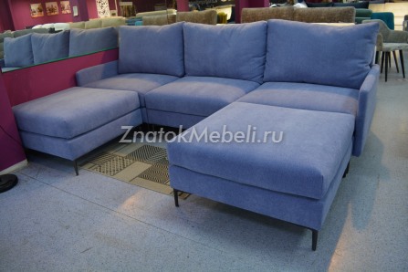 Прямой диван "Монако" с пуфом с фото и ценой - Фотография 7
