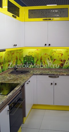 Кухня "Техно-платина / Желтая река" с фото и ценой - Фотография 14