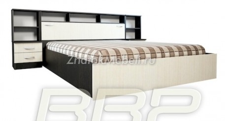 Кровать с прикроватным блоком "Грация ЛДСП" с фото и ценой - Фотография 1